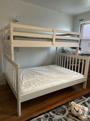 Assembled bunk beds