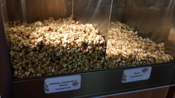 Gourmet caramel corn. Available in over 10 flavors, including BACON and OLD BAY