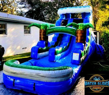 15 ft. Tropical wave  water slide