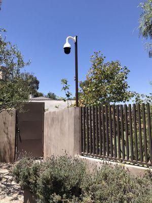 PTZ Camera on Driveway in Hollywood Hills