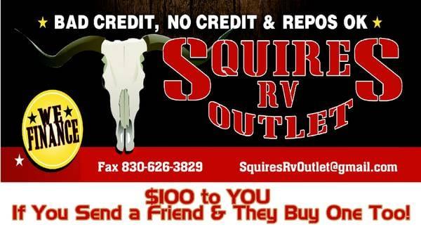 WE CAN FINANCE YOUR RV TODAY!  REGARDLESS OF CREDIT!!!