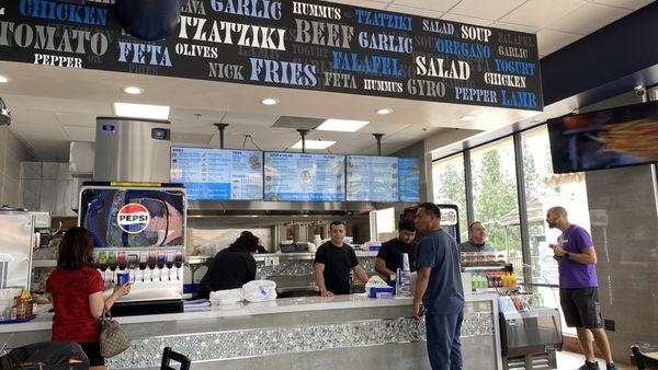 Inside of Nick the Greek in Yorba Linda