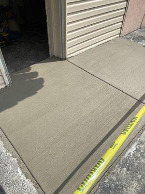 Concrete Entrance Repair.