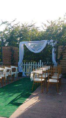 Outdoor Ceremony area