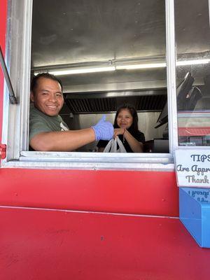 So friendly while serving fresh and delicious food!