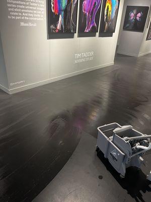 This Art Gallery is cleaned twice a week, by us.