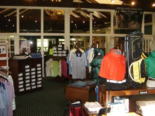 Golf shop