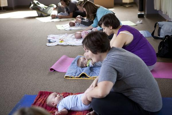 Baby and Me Yoga Class