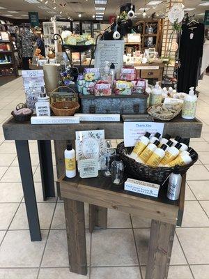 Naked Bee Lotions & great soaps!