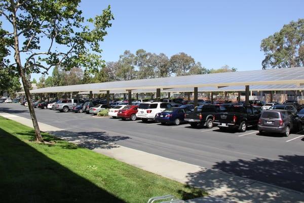 US Food Service in Livermore, CA Solar Carport Project developed by King Solarman and Delta