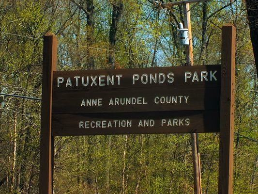 Welcome to Patuxent Ponds Park.