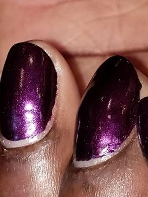 Nails look like they need a fill but this was just done, and these are real nails.