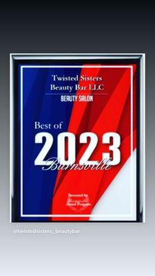 Located inside Twisted Sisters Beauty Bar. Best Beauty Salon of 2023! Burnsville, MN