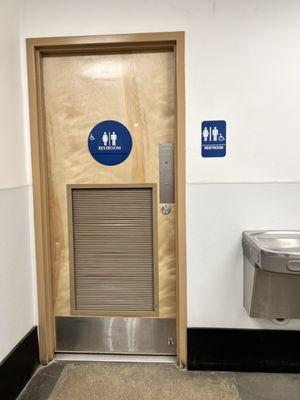 Gender neutral, disabled and family restroom