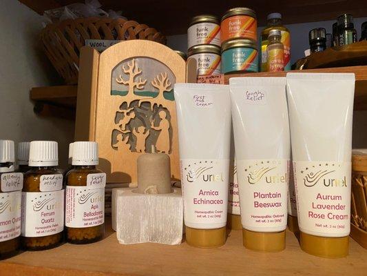 Uriel Pharmacy newly in stock - their all-natural, homeopathic and anthroposophic products are great for body, soul and spirit.