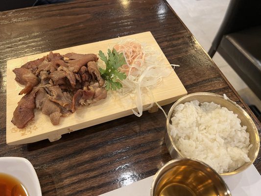 Pork with soondubu set