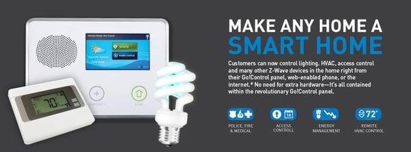 Make your home a smart home. Photo from www.alarm.com