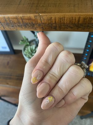 Spring flower nails