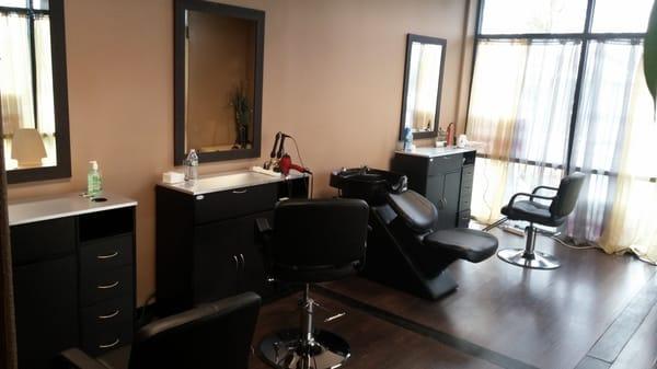 Our new hair salon.