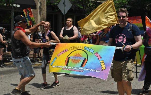 ScarFire Radio in the Pittsburgh Pride Parade