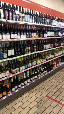 Wide selection of wine and beer!