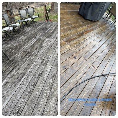 Deck wash