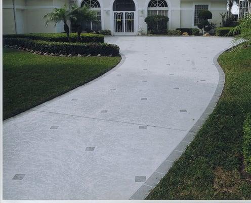 Concrete driveway resurfacing Lady Lake Florida