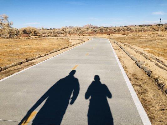 The last split going to Mojave narrows. Getting off yates Rd