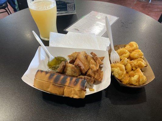 OH BOY PO BOY CHICHARRON AND SHRIMP MOUTH WATERING GOT TO TRY IT