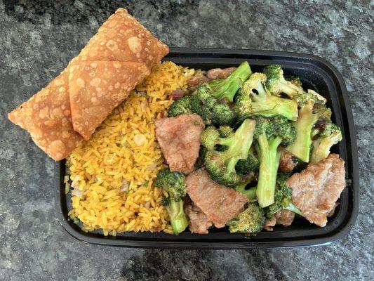 Beef with Broccoli Combo