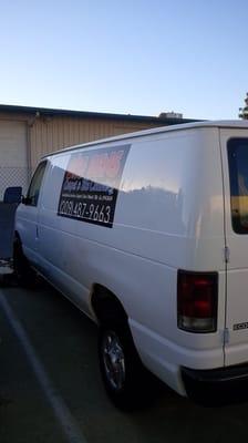 This van could be bringing brand new beautiful carpet to YOUR home. Call us now for your free in home estimate.