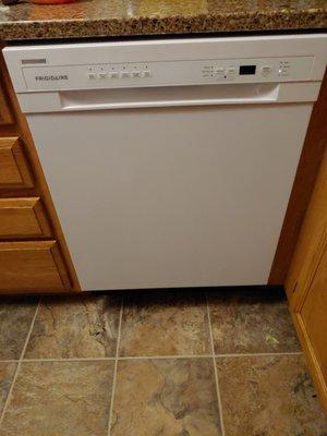 New dishwasher