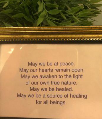 A prayer for anyone who walks thru the door at AwakeningWellness