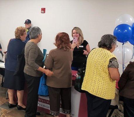 Pershing participated in the Annual Council on Aging Community Fair at the Louis S. Viverito Senior Center in Burbank, IL.