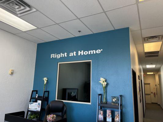 Inside the Right at Home office in Gilbert, AZ