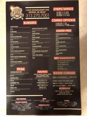 A clearer menu for you to see