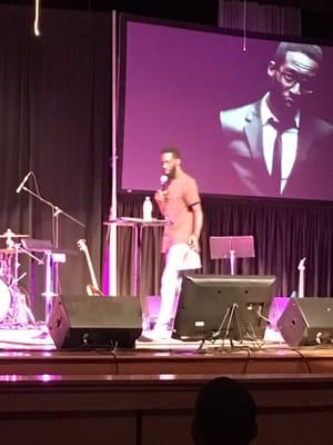 Tye Tribbett PREACHED today, "I'm Over It!" Awesome message.