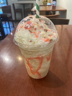 Eggnog frappe