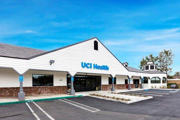 The exterior of UCI Health -- Yorba Linda