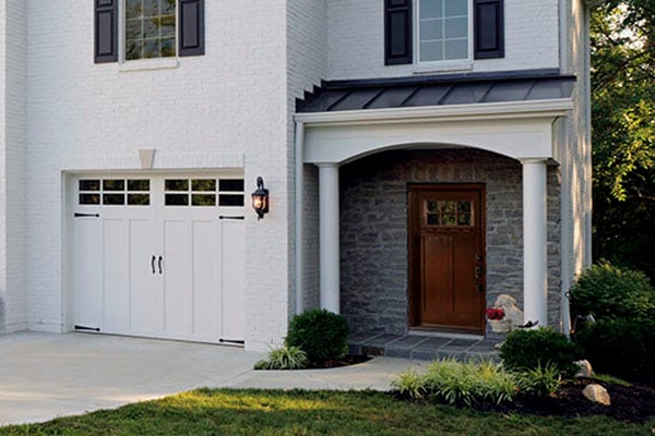 Clopay entry doors in steel and fiberglass.