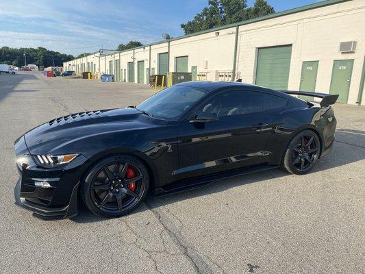 Gt500 recieved our full decon wash single stage polish and 7yr ceramic coating