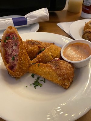 Reuben and Cerise Fatty Egg Roll