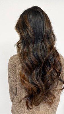 brown balayage