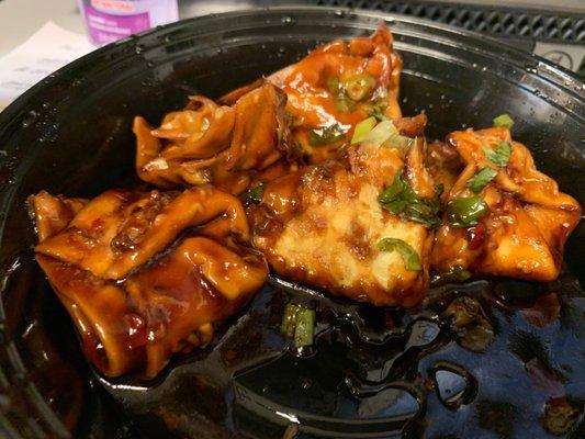 8. Szechuan Wonton - bland and hard texture