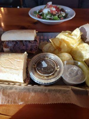 French dip sandwich / southest bowl