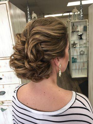 bridal updo