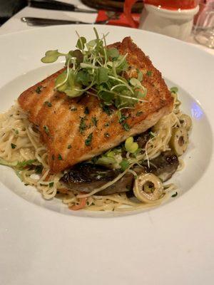 Angel Hair Pasta with Salmon