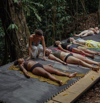 Group acupuncture in the jungle - San Josecito, Uvita, Costa Rica