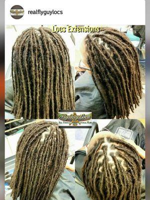 Embracing the style without the commitment? Say no more. Locs Extensions are another service provided by yours truly.