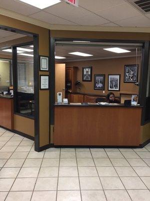 Reception Desk at Woodlands Dental Partners